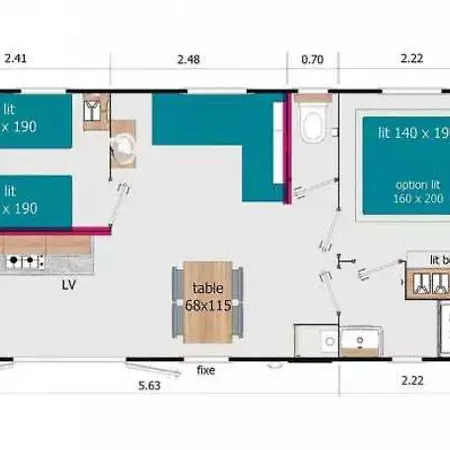 4 Etoiles - Piscine - Ccafdif Кемпинг Loupiac (Lot)