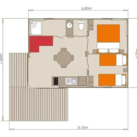 Кемпинг 4 Etoiles - Piscine - Ccafdif Loupiac (Lot)