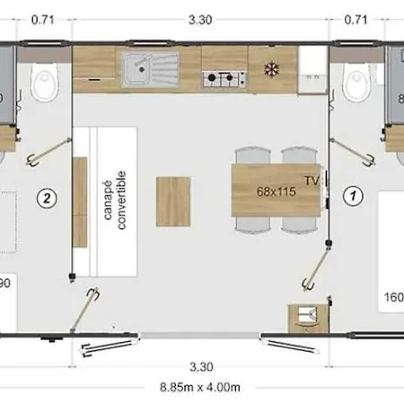 4 Etoiles - Piscine - Ccafdif Кемпинг Loupiac (Lot)
