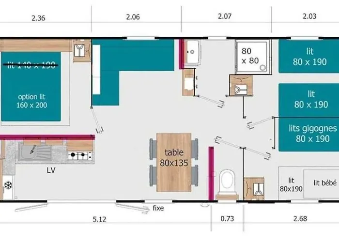 مكان تخييم 4 Etoiles - Piscine - Ccafdif Loupiac (Lot)