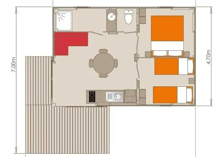 مكان تخييم 4 Etoiles - Piscine - Ccafdif Loupiac (Lot)