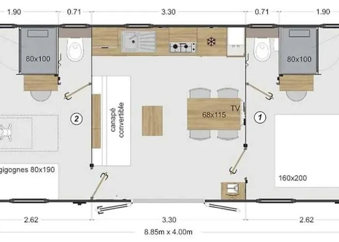 4 Etoiles - Piscine - Ccafdif مكان تخييم Loupiac (Lot)