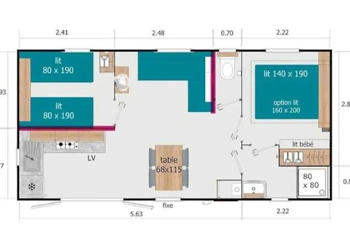 مكان تخييم 4 Etoiles - Piscine - Ccafdif Loupiac (Lot)